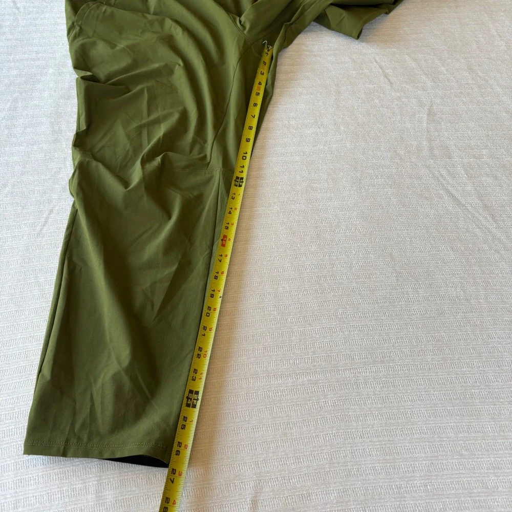 The North Face Mens XL Regular Olive Green Hiking Pants Lightweight Technical